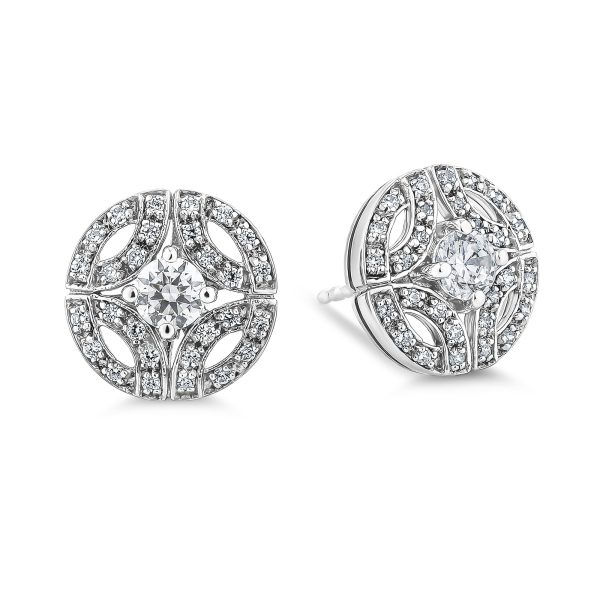 Dazzling Halo Earrings