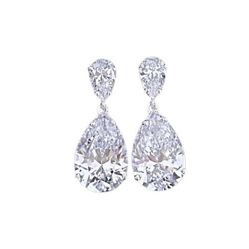 Dual Pearshape Diamond Drops