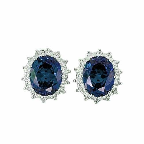CLASSIC BLUE SAPPHIRE EARRING