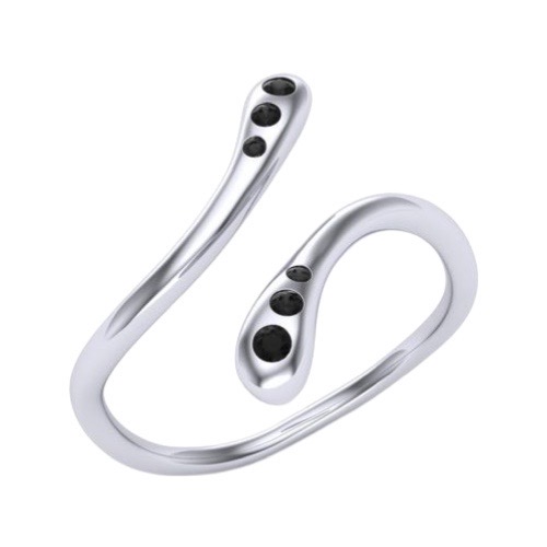 TWC  Silver Ring - Hawk Wings