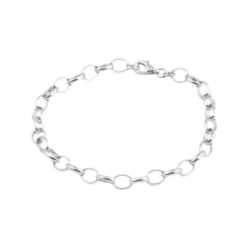 TWC Silver Link Bracelet for Charms