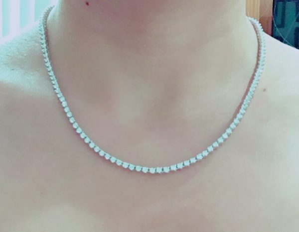 Tennis Necklace (2.25mm) Round Brilliant