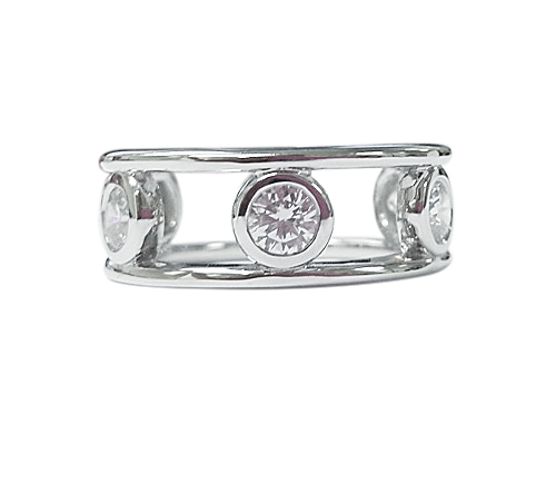 Eternity Brilliant Bezel Set Dress Ring