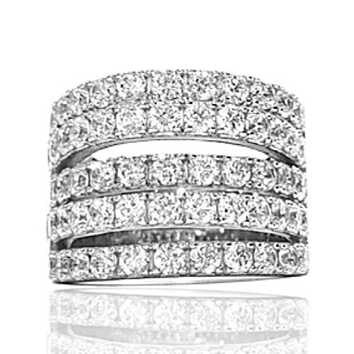 5 Rows Parachute Style Ring